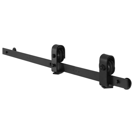 Bi-Folding Barn Door Track Kit, 40 In Top Mount, 330 Lb
