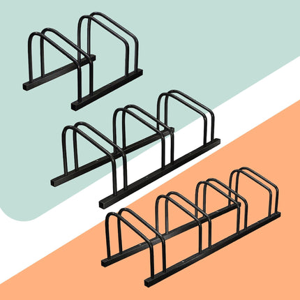 Fahrradständer – Boden- oder Wandmontage, Stahl, 65 mm