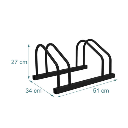 Fahrradständer – Boden- oder Wandmontage, Stahl, 65 mm