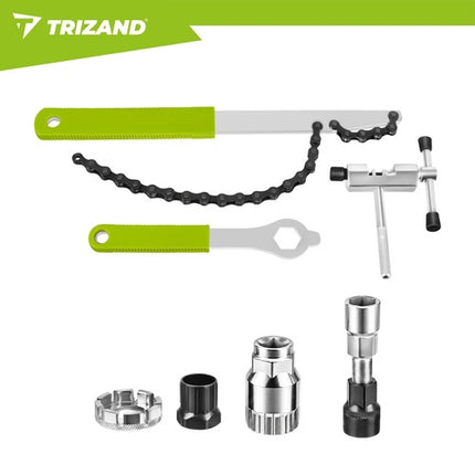Fahrradreparaturset, 7-teiliges Carbonstahl-Werkzeugset