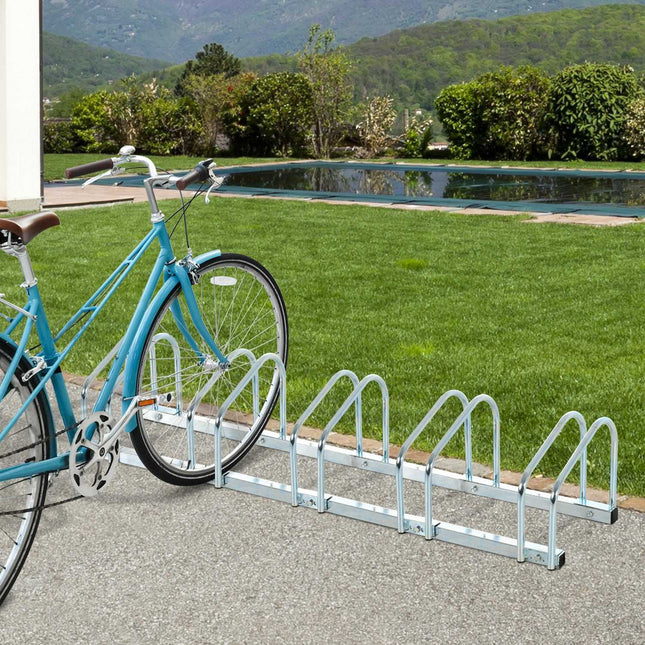 Fahrradständer aus Stahl – Boden- und Wandmontage, für bis zu 6 Fahrräder