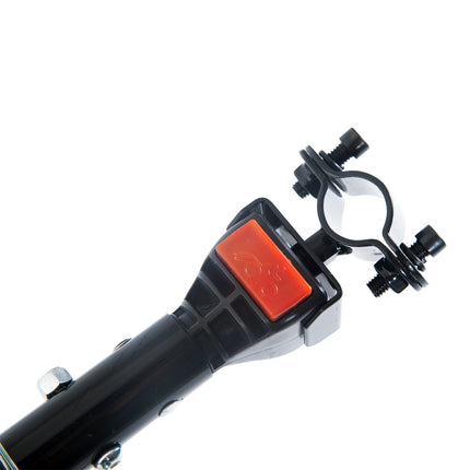 Remorque de vélo, remorque de transport pour vélo, capacité de charge de 40 kg, chariot à main en acier, tissu Oxford noir, 144 x 59 x 80 cm