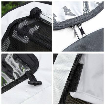 3-in-1 Kinderfahrradanhänger und Jogger, Aluminium, 2 Sitze