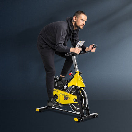 Höhenverstellbarer Fahrradtrainer mit LCD-Display
