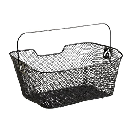 Bicycle basket for luggage carrier