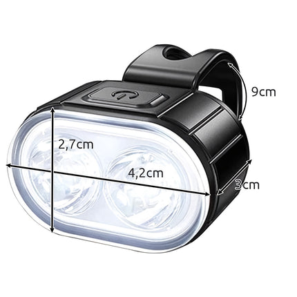 Bicycle lamp + rear light Trizand 24003