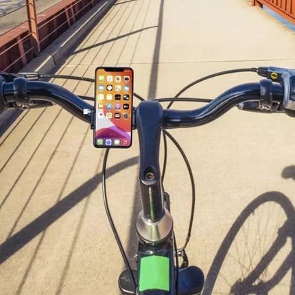 Fahrrad-Handyhalterung mit einem Gummiband U18282