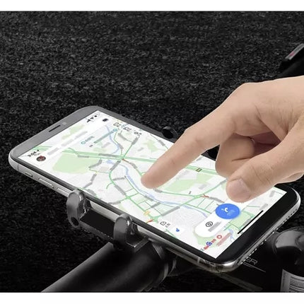 Fahrrad-Handyhalterung mit einem Gummiband U18282