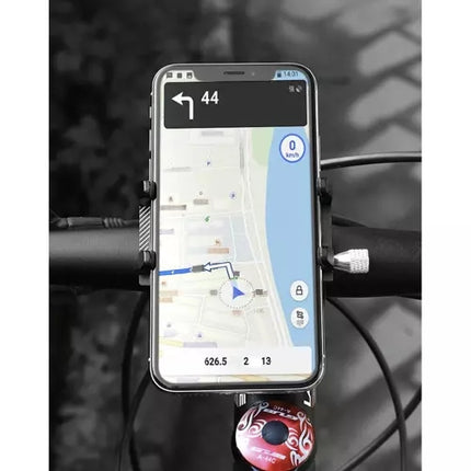Fahrrad-Handyhalterung mit einem Gummiband U18282