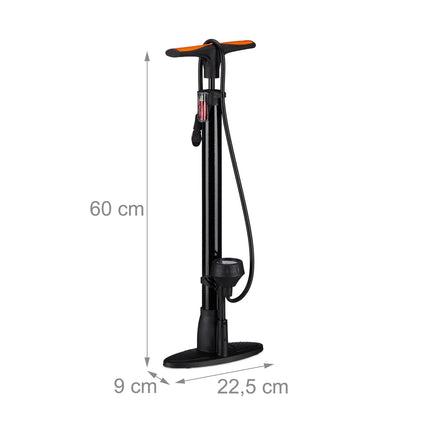 Fahrradpumpe mit Manometer