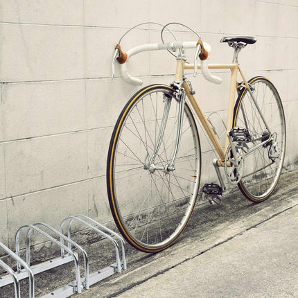 Fahrradständer 3 Fahrräder Stahl