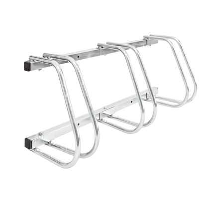 Fahrradständer 3 Fahrräder Stahl