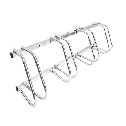 Fahrradständer 4 Fahrräder Stahl