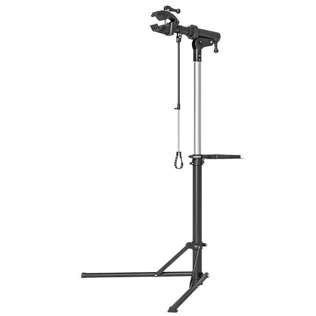 Bicycle repair stand, foldable & 360° rotatable for all bicycles