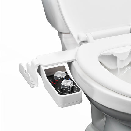 Bidet Attachment for Toilet, Hot And Cold, Dual Nozzles