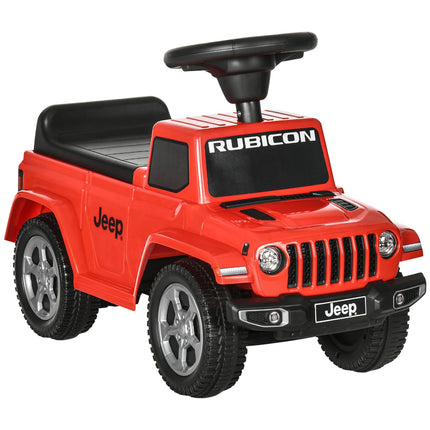 Kinder-Aufsitzauto mit Hupe, Lichtern und Stauraum