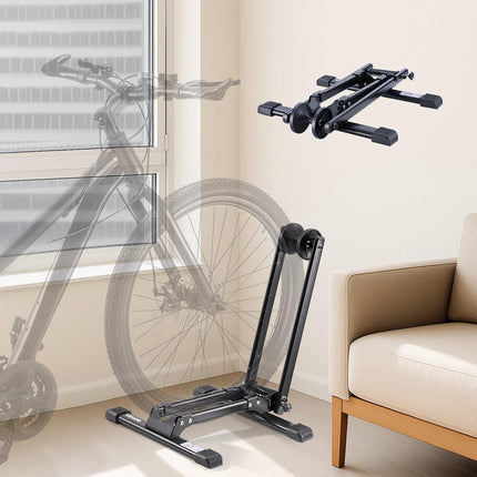 Bike Floor Stand Rack 2-Pack, Foldable, Fits 20–29 Inch