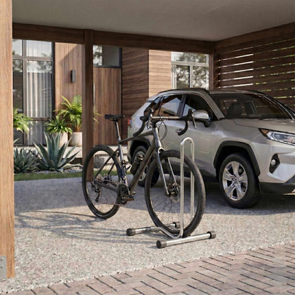 Bike Stand For E-Bikes, Steel Floor Stand, Non-Slip Feet