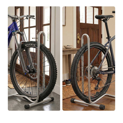 Bike Stand For E-Bikes, Steel Floor Stand, Non-Slip Feet