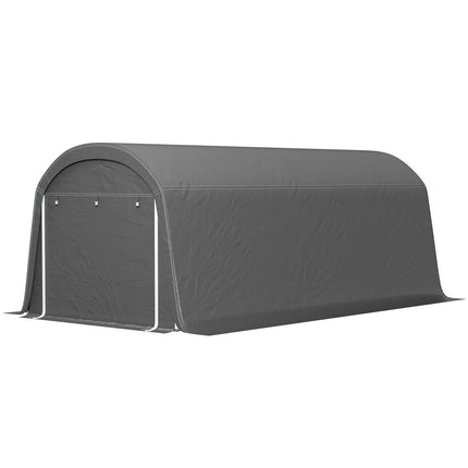 Wasserdichtes Outdoor-Fahrradzelt mit Tür, dunkelgrau