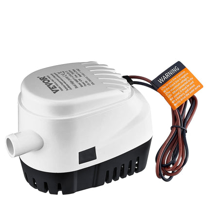 Bilge Pump 750 GPH 12V Automatic, Float Switch, 19 mm