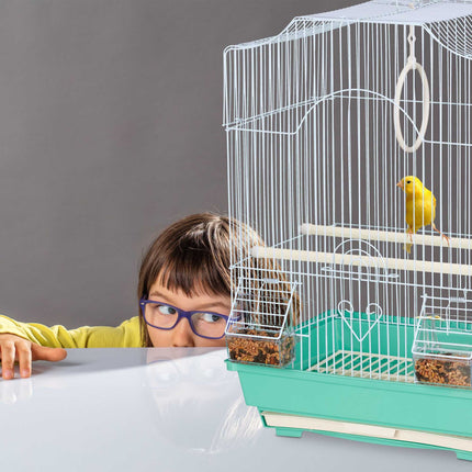 Vogelkäfig mit Sitzstangen