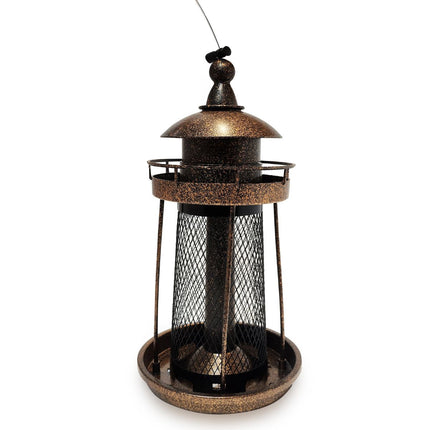 Bird Feeder House – Copper/Gold Finish