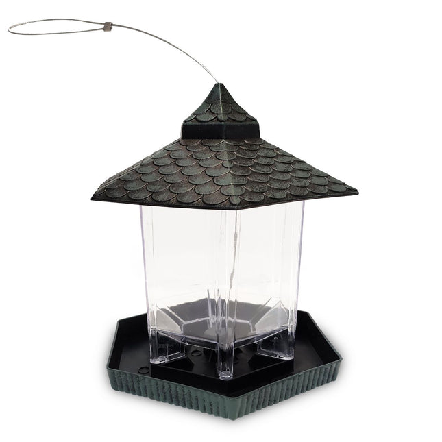 Bird Feeder House – Green, Outdoor Garden Decor