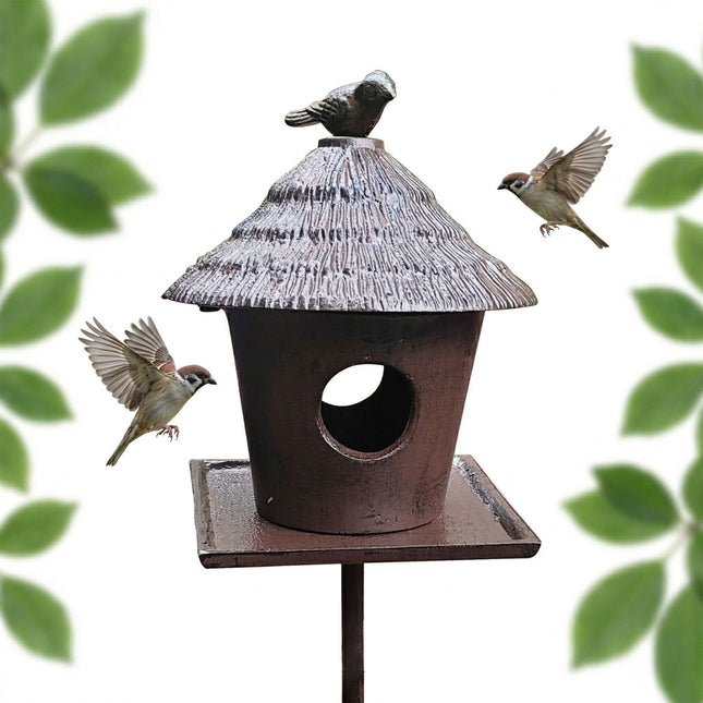 Bird Feeder With Stand – Weatherproof Cast Iron