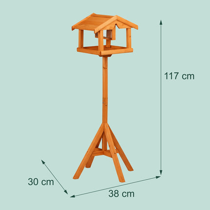Bird Feeder with Stand – Fir Wood, Weatherproof
