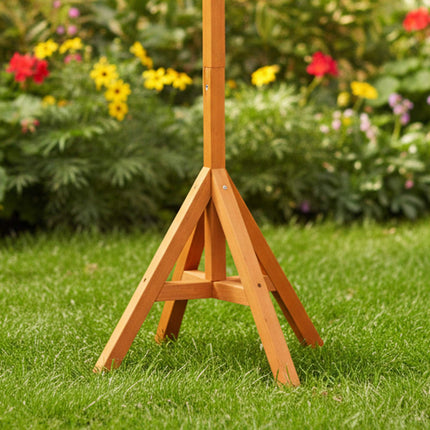 Bird Feeder with Stand – Fir Wood, Weatherproof