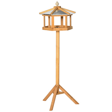 Vogelhaus mit Ständer & Zinkdach, 113x40x40 cm