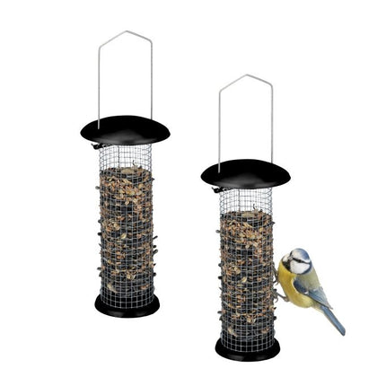 Mangeoire à oiseaux (2 pièces) à suspendre
