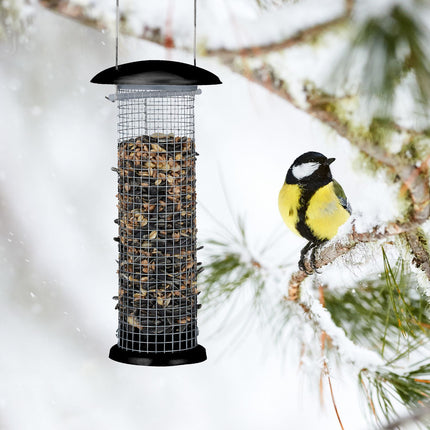 Mangeoire à oiseaux (2 pièces) à suspendre