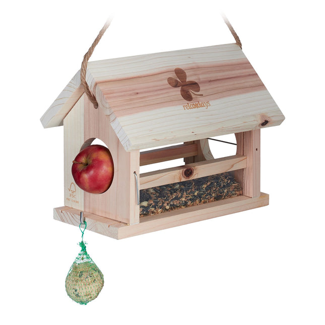 Vogelhäuschen aus Naturholz