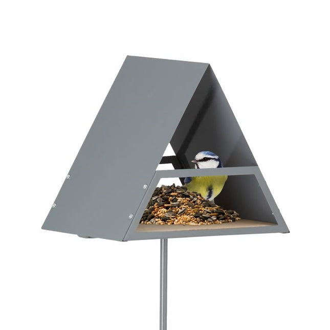 Vogelfutterstation mit Erdspieß