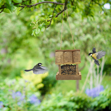 Mangeoire à oiseaux avec suspension