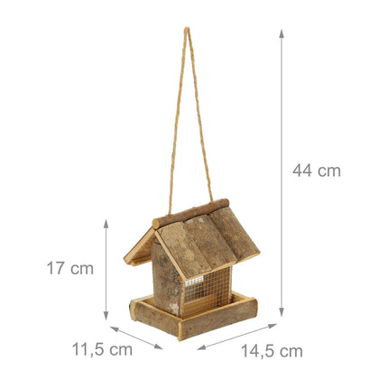 Mangeoire à oiseaux avec suspension