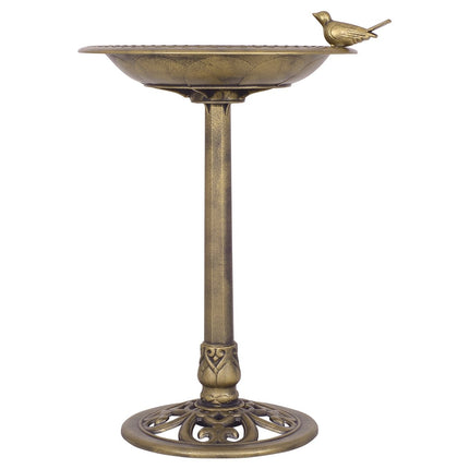 Voederstation voor vogels, voederstation voor vogels, voederstandaard voor vogels, 50 x 76 cm, brons