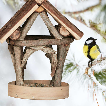 Bird feeding station for outdoors