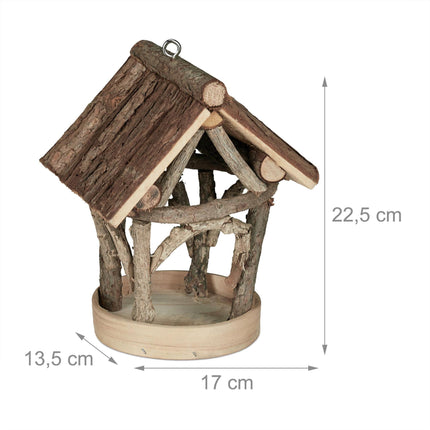 Bird feeding station for outdoors