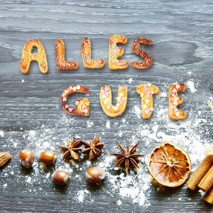 Keksausstecher Buchstaben &amp; Zahlen