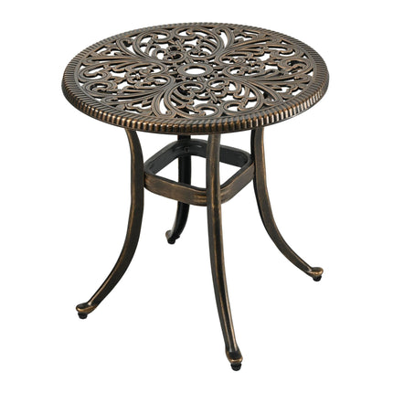 Bistro Table with Parasol Hole – Cast Aluminium