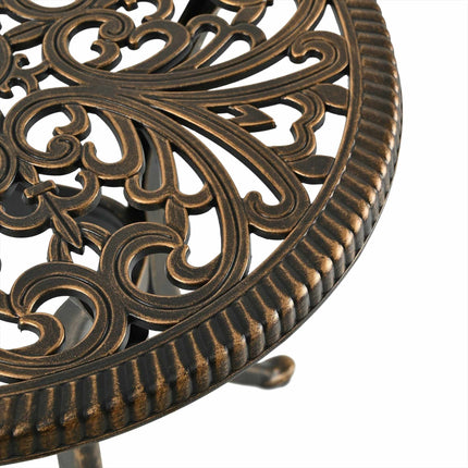 Bistro Table with Parasol Hole – Cast Aluminium