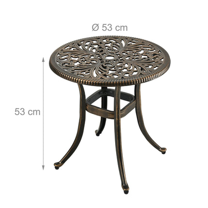 Bistro Table with Parasol Hole – Cast Aluminium