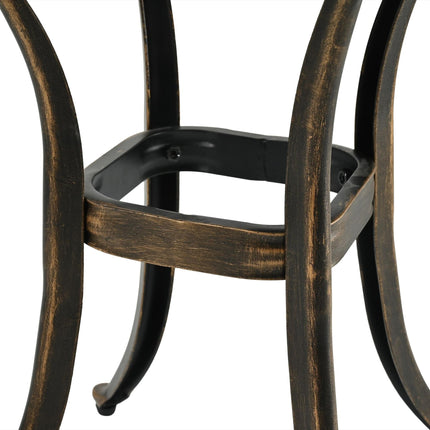 Bistro Table with Parasol Hole – Cast Aluminium