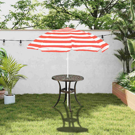 Bistro Table with Parasol Hole – Cast Aluminium