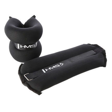 Black Ankle & Wrist Weights, 2 x 3 kg