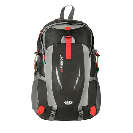 Schwarzer Rucksack, 25L Fassungsvermögen, leichtes Design