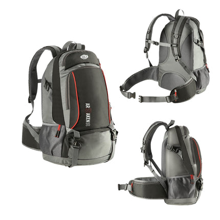Black Backpack, Large Capacity, Durable Material